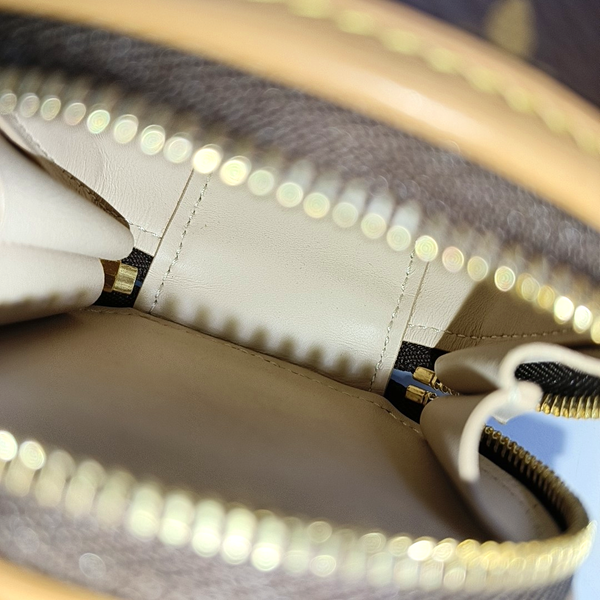 BOITE CHAPEAU Monogram Coated Canvas Brown