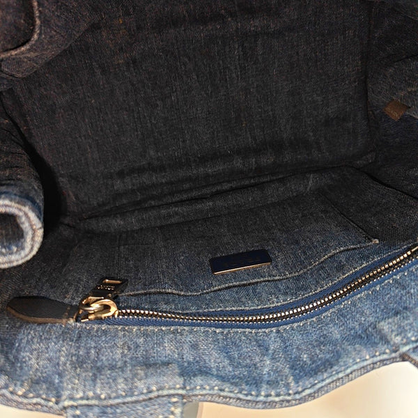 Denim Tote Bag Blue
