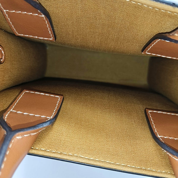 CABAS CELINE Mini Coated Canvas Brown