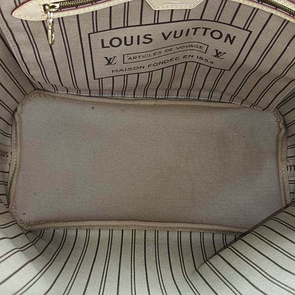 NEVERFULL MM Monogram Coated Canvas Brown