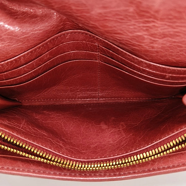 Quilted Lambskin Wallet Pink