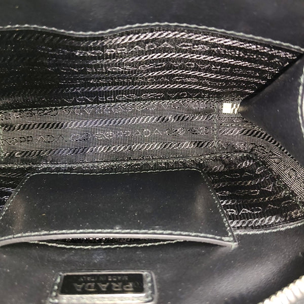 Leather Shoulder Bag Black