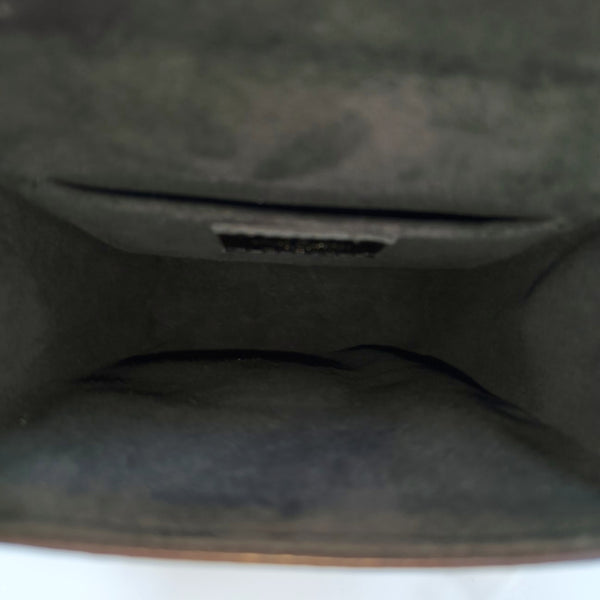 CAMERA BOX Monogram Coated Canvas Brown