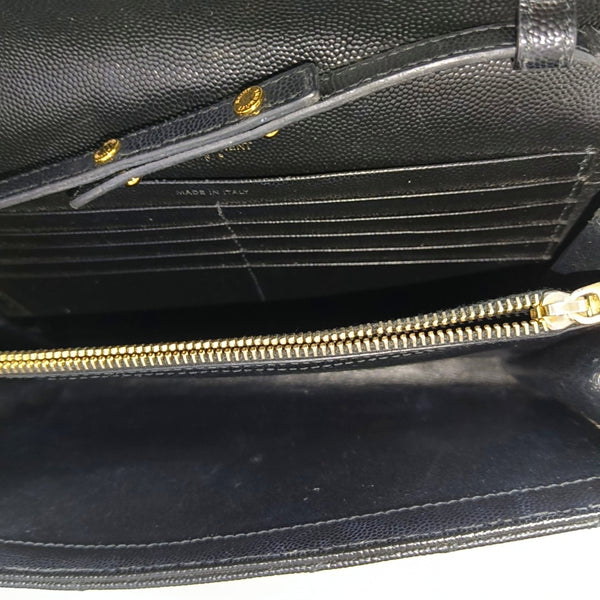 MONOGRAM Medium Chevron Calfskin Black