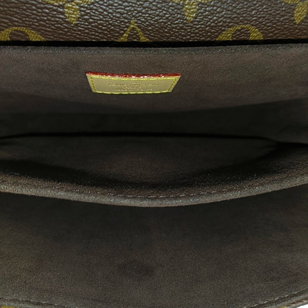 MÉTIS MM Monogram Coated Canvas Brown