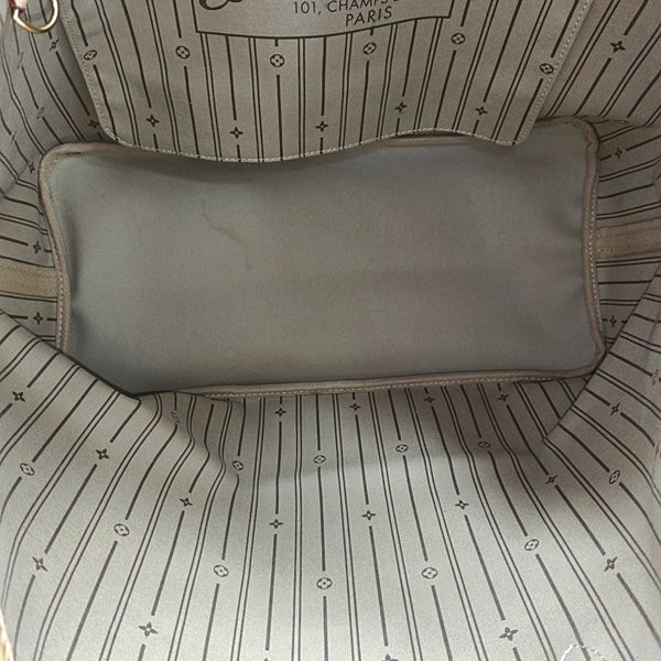 NEVERFULL GM Monogram Coated Canvas Brown