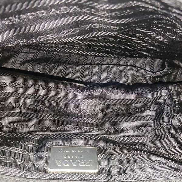 Nylon Shoulder Bag Black