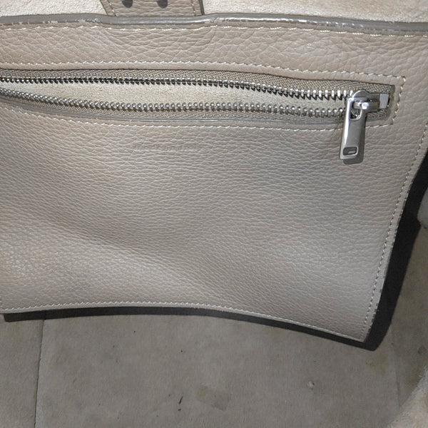 BIG BAG Small Calfskin Gray