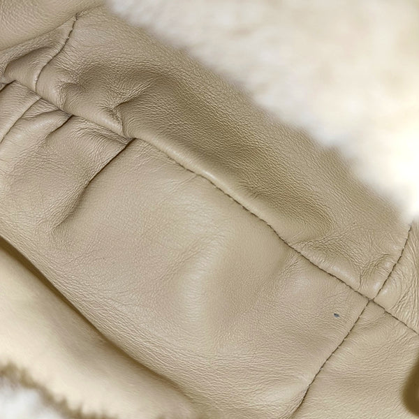 Authenticated pre-owned Jodie Mini Sheepskin Yellow - Top Handle Bag at Looply