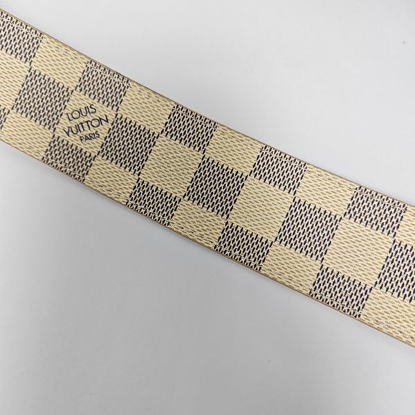 Coated Canvas Belt White
