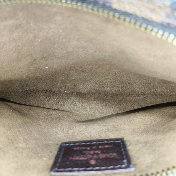BUCKET Damier Ebene Coated Canvas Brown