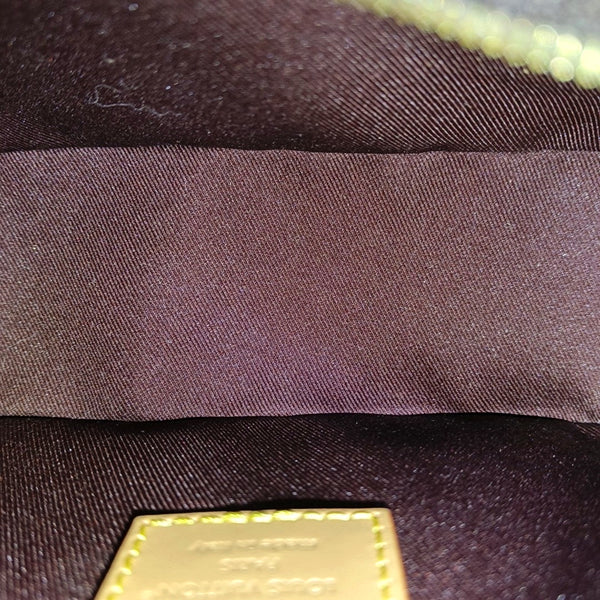 BOULOGNE Nano Monogram Coated Canvas Brown