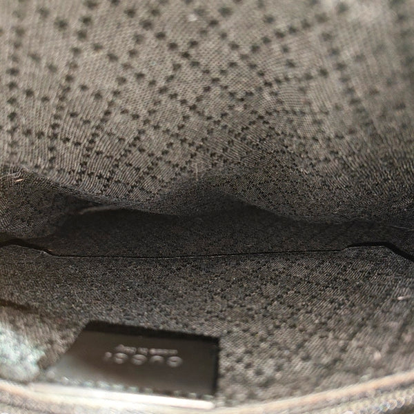 Monogram Fabric Tote Bag Black