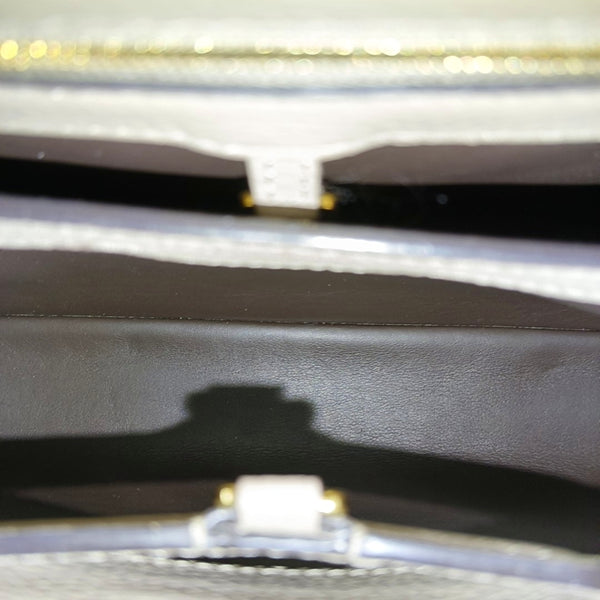 CAPUCINES MM Calfskin Gray