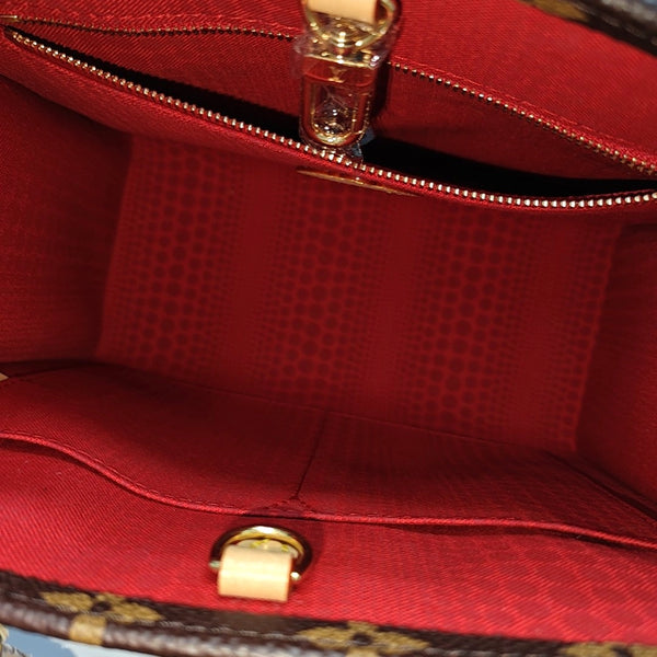 ONTHEGO PM Monogram Coated Canvas Brown