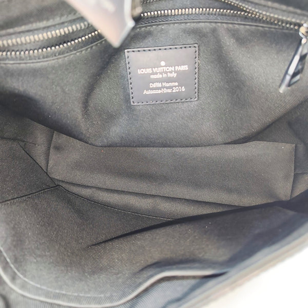 VOYAGER PM Monogram Coated Canvas Black