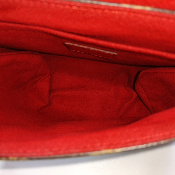 LOCKY BB Monogram Coated Canvas Red