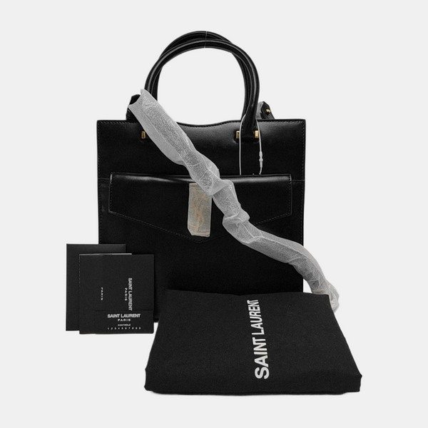 UPTOWN Small Calfskin Black