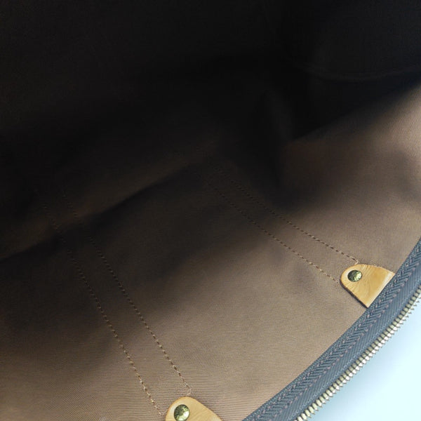 SAC SOUPLE 55 Monogram Coated Canvas Brown
