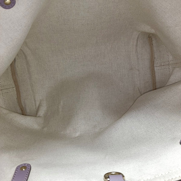 Monogram Canvas Tote Bag Beige