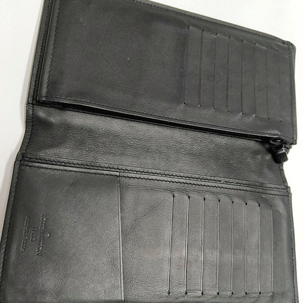 BRAZZA Monogram Calfskin Black Wallet