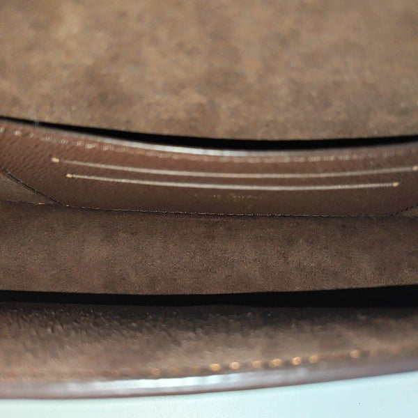 Lily Monogram Coated Canvas Brown