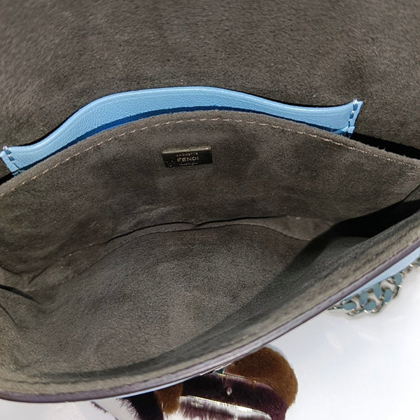 Baguette Micro Calfskin Blue