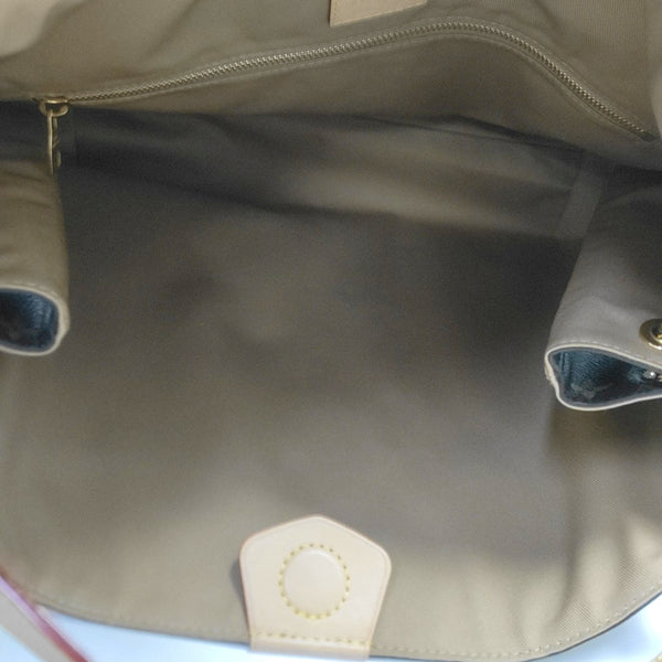 GRACEFUL MM Monogram Coated Canvas Brown