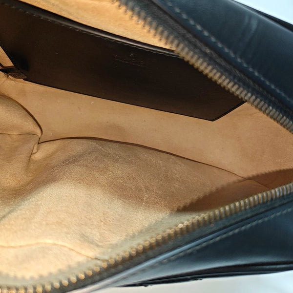 GG Marmont Small Quilted Calfskin Black