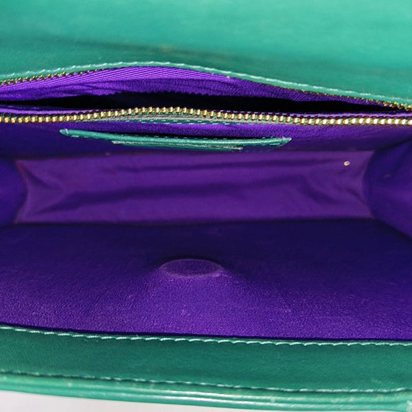 SERPENTI FOREVER Medium Calfskin Green