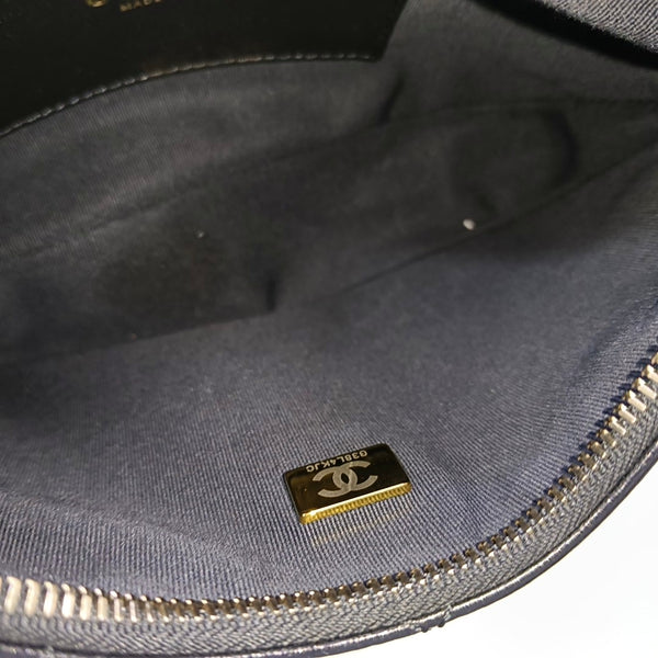23K Quilted Lambskin Black