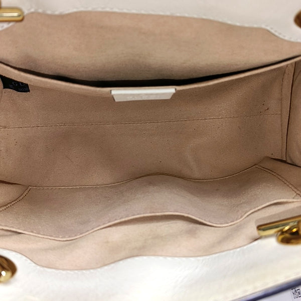 Padlock Small Monogram Coated Canvas Beige
