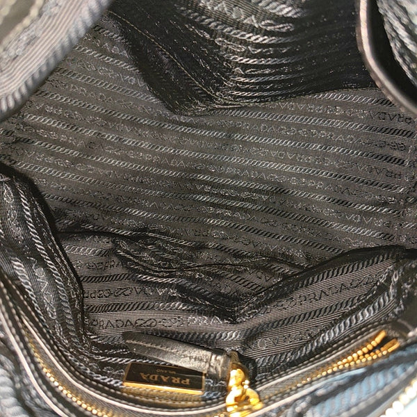 Nylon Shoulder Bag Black