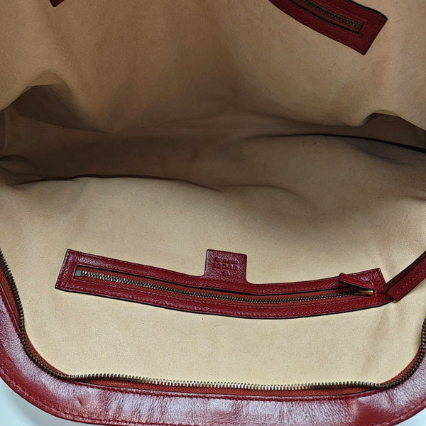 Re(belle) Large Calfskin Red