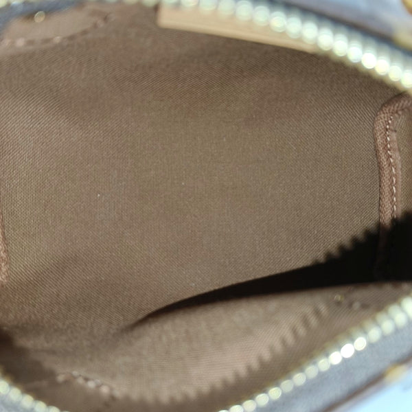 SPEEDY Nano Monogram Coated Canvas Brown