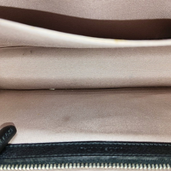 Diorama Medium Cannage Calfskin Black
