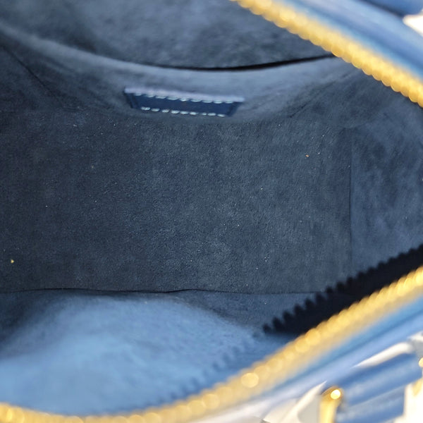 SPEEDY 20 Monogram Calfskin Blue