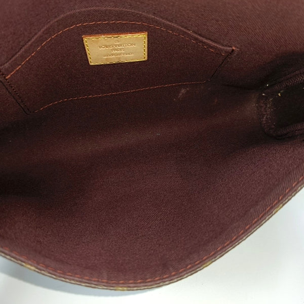 FAVORITE MM Monogram Coated Canvas Brown