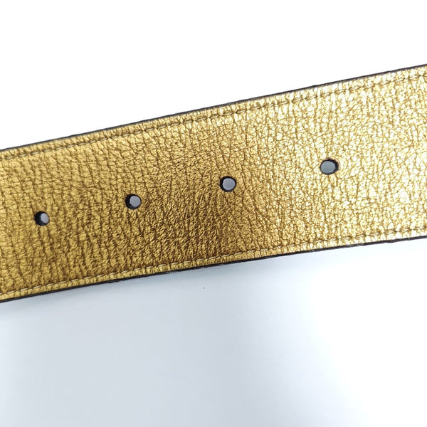 Leather Belt Gold