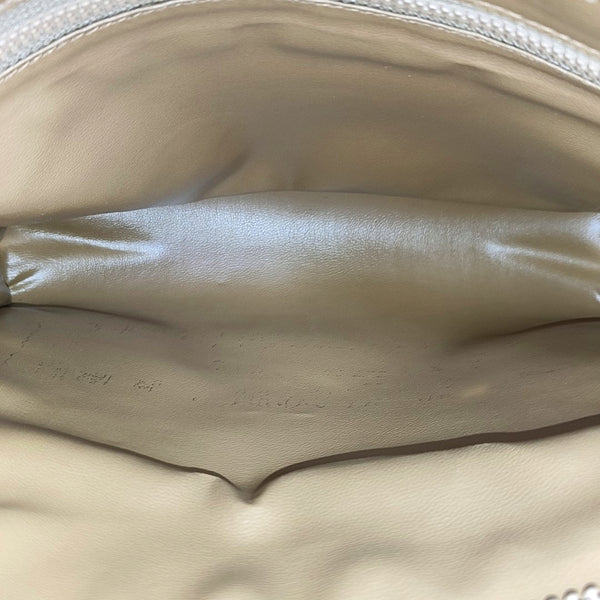 MACADAM CLUTCHES Coated Canvas Beige