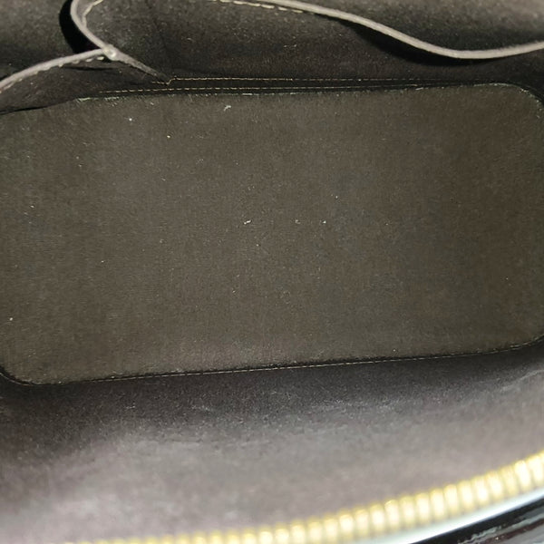 Authenticated pre-owned ALMA PM Monogram Patent Leather Burgundy - Top Handle Bag at Looply