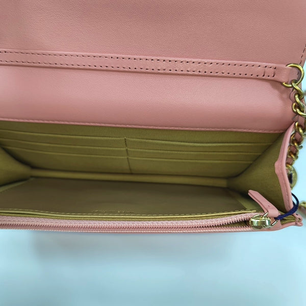 TRENDY CC Quilted Lambskin Pink