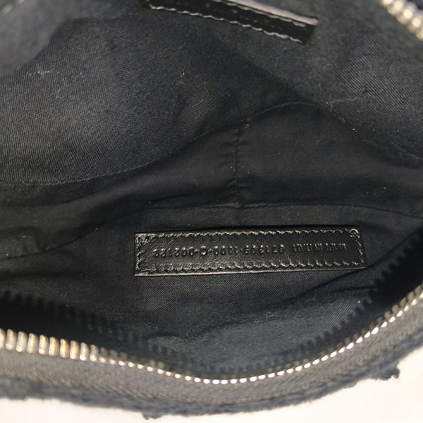 Le Cagole Small Fabric Black