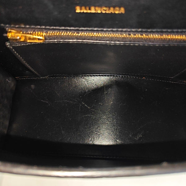 Hourglass S Calfskin Black