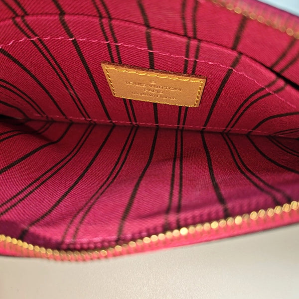 NEVERFULL BB Monogram Coated Canvas Brown