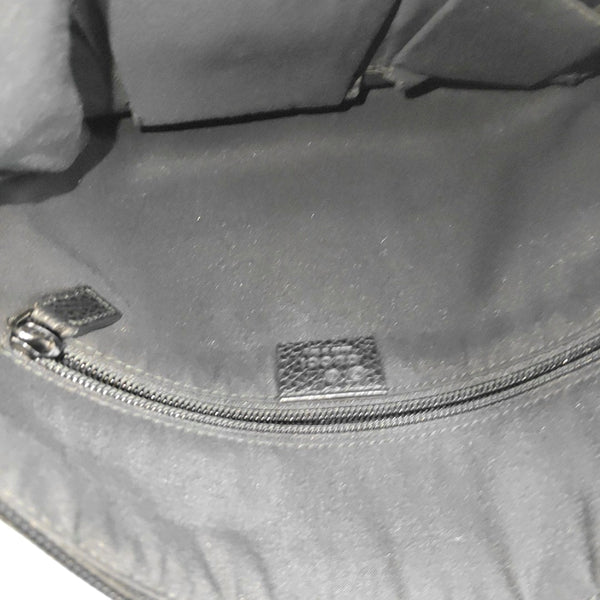 Monogram Canvas Shoulder Bag Black