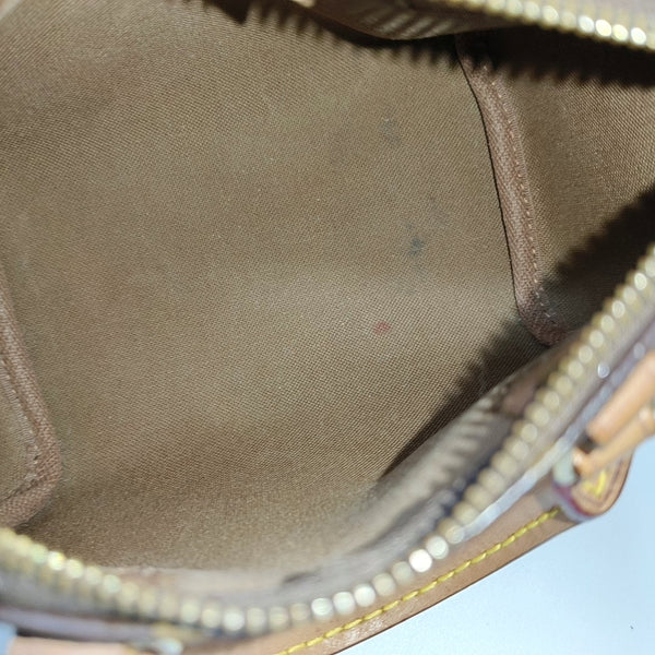 SPEEDY Nano Monogram Coated Canvas Brown