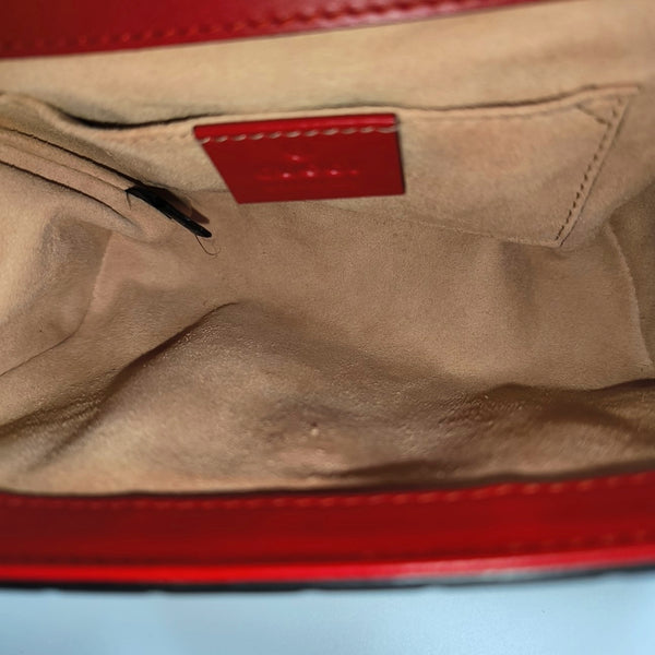 Padlock Small Monogram Calfskin Red