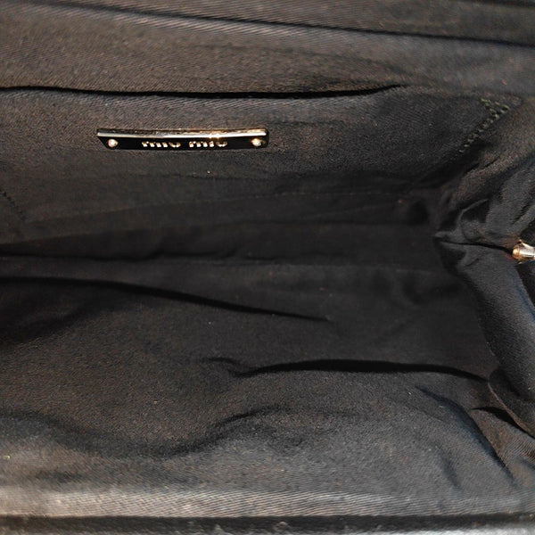 Quilted Lambskin Shoulder Bag Black