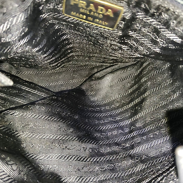 Nylon Quilted Nylon Black